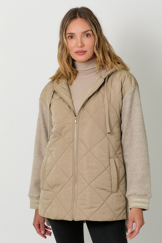 Puffer Mixed Jacket